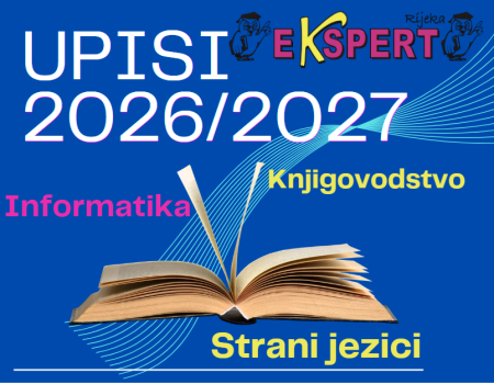 Upisi 2026/20207 Ekspert Rijeka